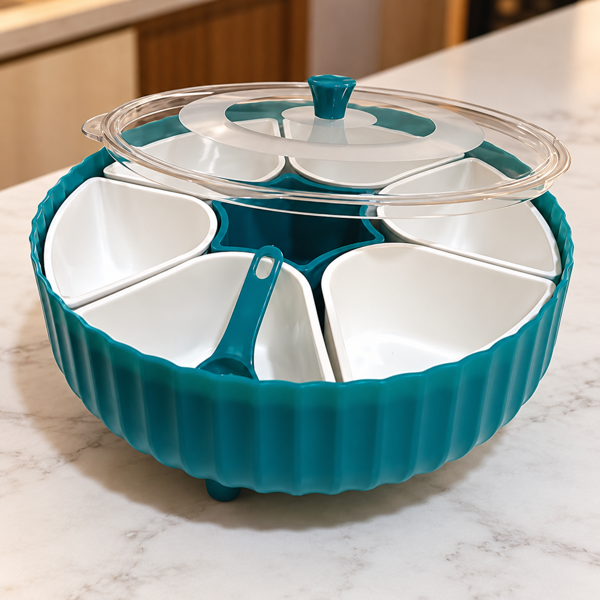 360° Rotating Masala Box | 7-Compartment Organizer