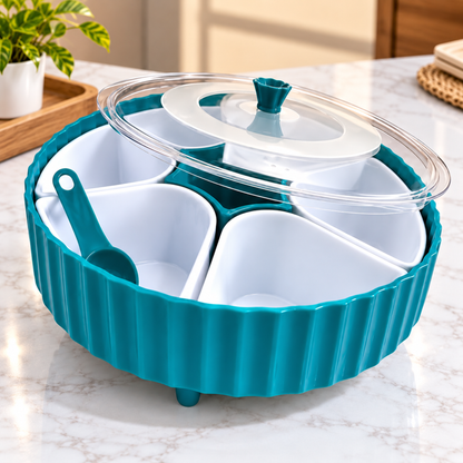 360° Rotating Masala Box | 7-Compartment Organizer
